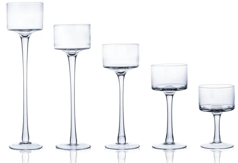 Geburtstag|Kerzenhalter^Cristalica 5 Teelichthalter im Set