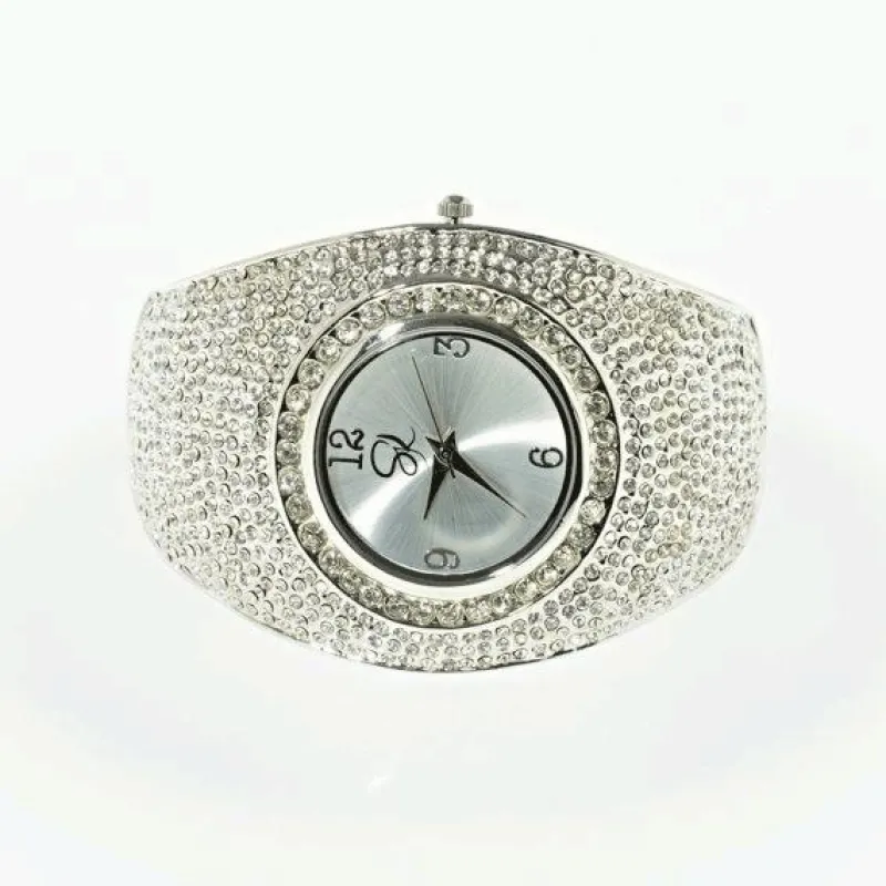 Sarah Kern Kollektion|Accessoires^Cristalica Armbanduhr Dryade aus 925 Sterling Silber Schmuck für Damen Glam