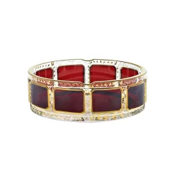 Männer|Aschenbecher^Art Glass Ascher Red Queen 240 ml, Rot/Gold, aus Glas