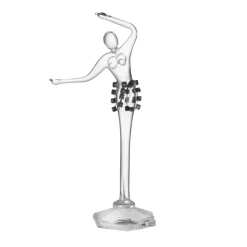 Skulpturen|Skulpturen^Art Glass Ballerina mit Strassrock "Fantasia" (20cm)