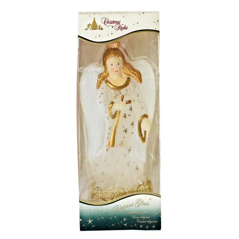 Weihnachten|Weihnachten^Cristalica Baumkugel Engel 14 cm