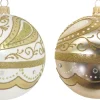 Weihnachten|Weihnachten^Cristalica Baumschmuck mit Gold Dekoration 10 cm