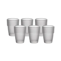 Badezimmer^Cristalica Becher aus Bleikristall 6er Set (150 ml)