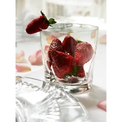 Saft- & Wassergläser^German Crystal Becher Silvana 300ml, Transparent, aus Bleikristall