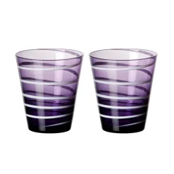 Gläserset^Cristalica Becher Twist Line "Colori" 2er Set (250ml)