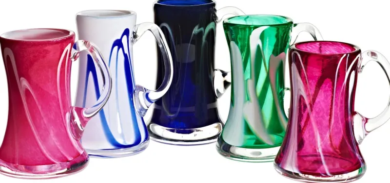 Farbige Gläser|Biergläser^Art Glass Bierkrug Pavel 13cm