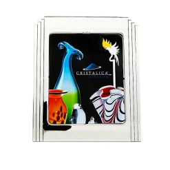 Bilderrahmen^Cristalica Bilderrahmen Metropolitan Galerie Format 20x25cm Foto Portrait Bleikristallglas