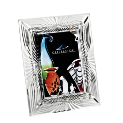 Pokal & Glasblock|Bilderrahmen^Cristalica Bilderrahmen Moire Galerie Format 9x13cm Fotorahmen Portrait Bleikristallglas