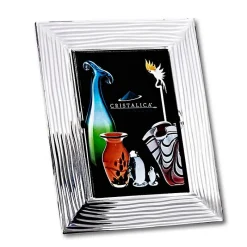 Pokal & Glasblock|Bilderrahmen^Cristalica Bilderrahmen Strips Galerie Format 13x18 Fotorahmen Portrait Bleikristallglas