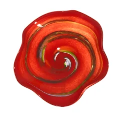 Blüten^Art Glass Blüte klein Gartenflair 22cm inkl. Stab