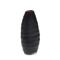 Geburtstag|Vasen^Art Glass Blütenvase Mini Blumen Tischvase Dekoration Moonlight Höhe 18cm braun Handmade