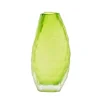 Vasen|Ostern^Art Glass Blütenvase Mini Blumen Tischvase Dekoration Moonlight Höhe 18cm grün Handmade