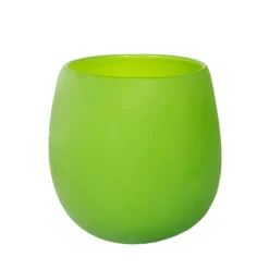 Vasen|Blumentopf^Cristalica Blumentopf Glaspot Sommer matt 16cm