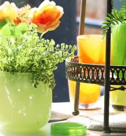 Geburtstag|Hochzeit^Cristalica Blumentopf Glaspot Sommer 16cm