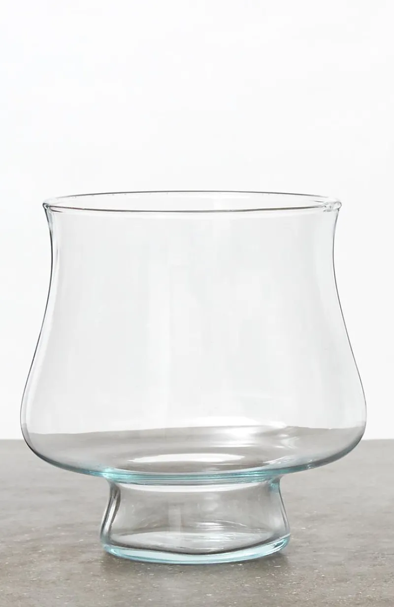 Frauen|Vasen^Glaswaren sonstige Blumenvase Glas Tischdekoration H 14 cm