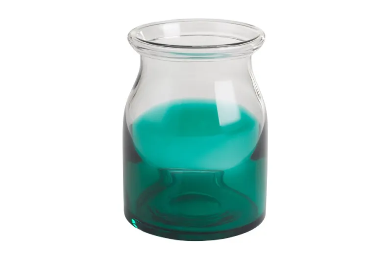 Vasen^Gift Company Blumenvase Glasvase Boathouse Maritim klar/grün 17cm