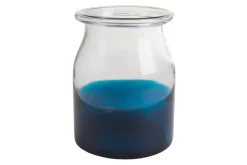 Vasen^Gift Company Blumenvase Glasvase Boathouse Maritim klar/blau 23cm