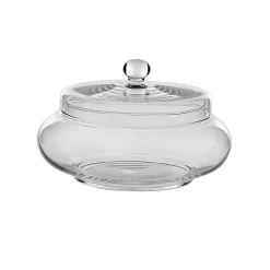 Frauen|Einweihung^Cristalica Kingdom Bonboniere Candy Famous 22cm Keksdose Gefäß mit Deckel Vorratsdose Klarglas