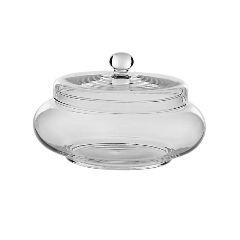 Frauen|Einweihung^Cristalica Kingdom Bonboniere Candy Famous 22cm Keksdose Gefäß mit Deckel Vorratsdose Klarglas