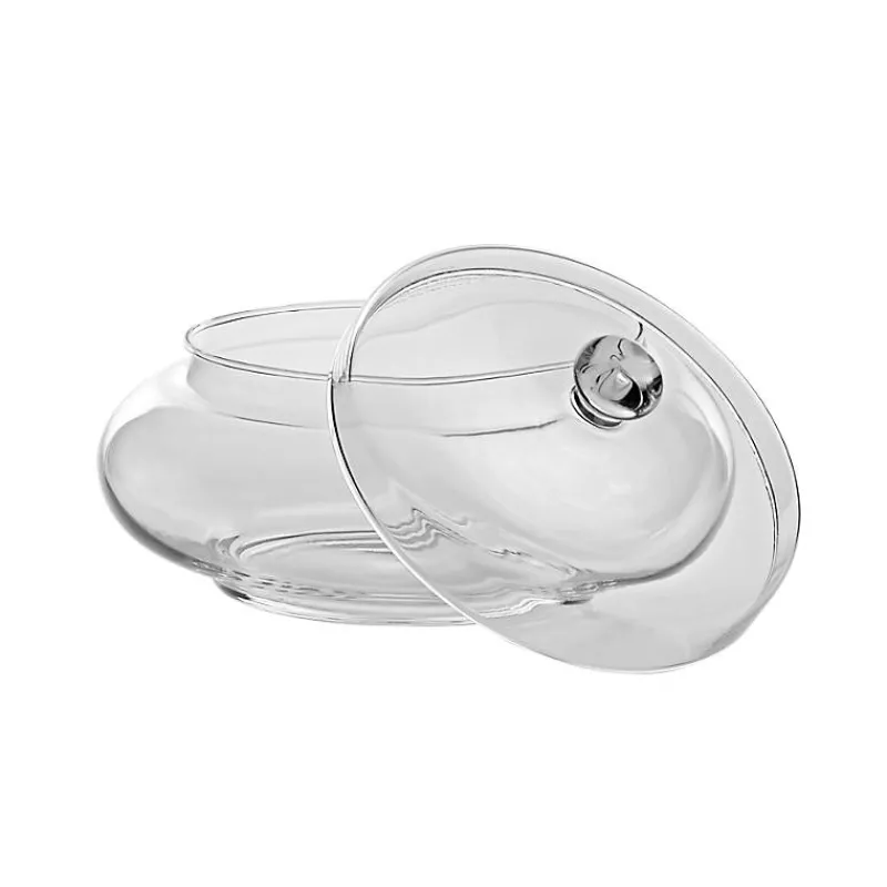 Frauen|Einweihung^Cristalica Kingdom Bonboniere Candy Famous 22cm Keksdose Gefäß mit Deckel Vorratsdose Klarglas