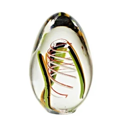 Arbeitszimmer^Art Glass Briefbeschwerer Ei 