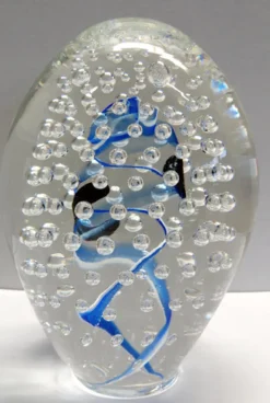 Arbeitszimmer^Art Glass Briefbeschwerer Ei 