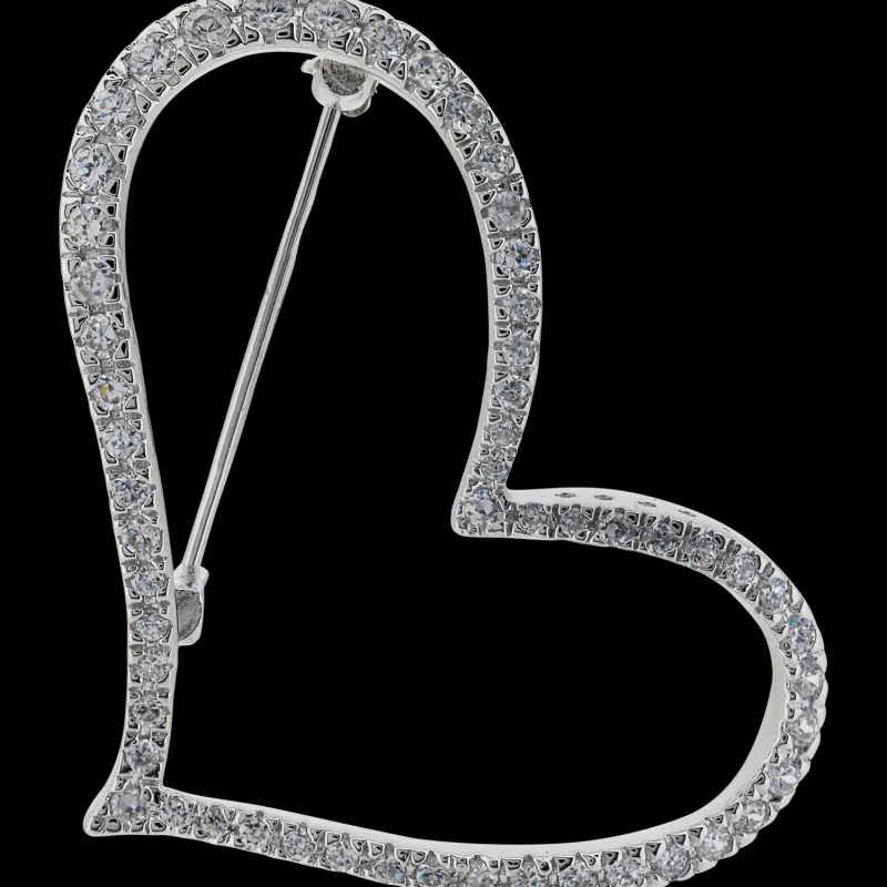 Sarah Kern Kollektion|Accessoires^Cristalica Brosche Thuja aus 925 Sterling Silber Schmuck für Damen Friends