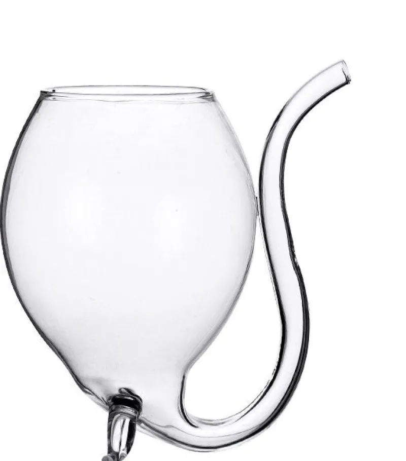 Cocktailgläser^Cristalica Cocktail Glas mit Strohalm Transparent