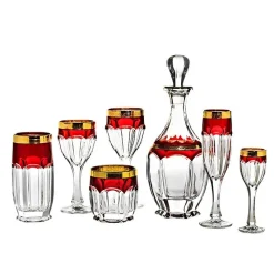 Karaffe & Dekanter^Art Glass Dekanter 