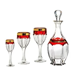 Karaffe & Dekanter^Art Glass Dekanter 