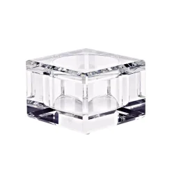 Schmuckdosen & Schalen^Glass Materials Dose "Cube" (9cm)