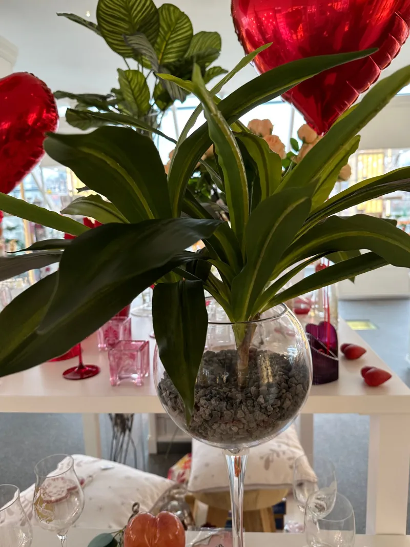 Kunstblumen^Cristalica Dracaena fragrans Kunstpflanze