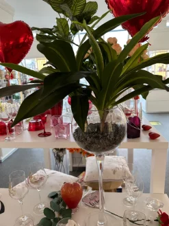 Kunstblumen^Cristalica Dracaena fragrans Kunstpflanze