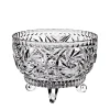 Schalen^German Crystal Dreifußschale aus Bleikristall (15cm)