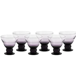 Eisbecher^Gelato Vero Eiscremeglas Antico 6er-Set Colori Vero 12,5cm lila