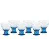 Eisbecher^Gelato Vero Eiscremeglas Antico 6er-Set Colori Vero 12,5cm blau