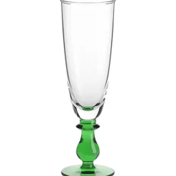 Eisbecher^Gelato Vero Eiscremeglas Calabria Amore Vero 24,5cm grün