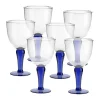 Eisbecher^Gelato Vero Eiscremeglas Campania 6er-Set blau ''Amore Vero''