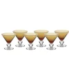 Eisbecher^Gelato Vero Eiscremeglas Cocktail 6er-Set Colori Vero 11cm orange