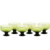 Eisbecher^Gelato Vero Eiscremeglas Eisbecher Desserschale grün Puro Colori 6er-Set 320ml Gelato