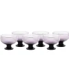 Eisbecher^Gelato Vero Eiscremeglas Eisbecher Desserschale lila Puro Colori 6er-Set 320ml Gelato