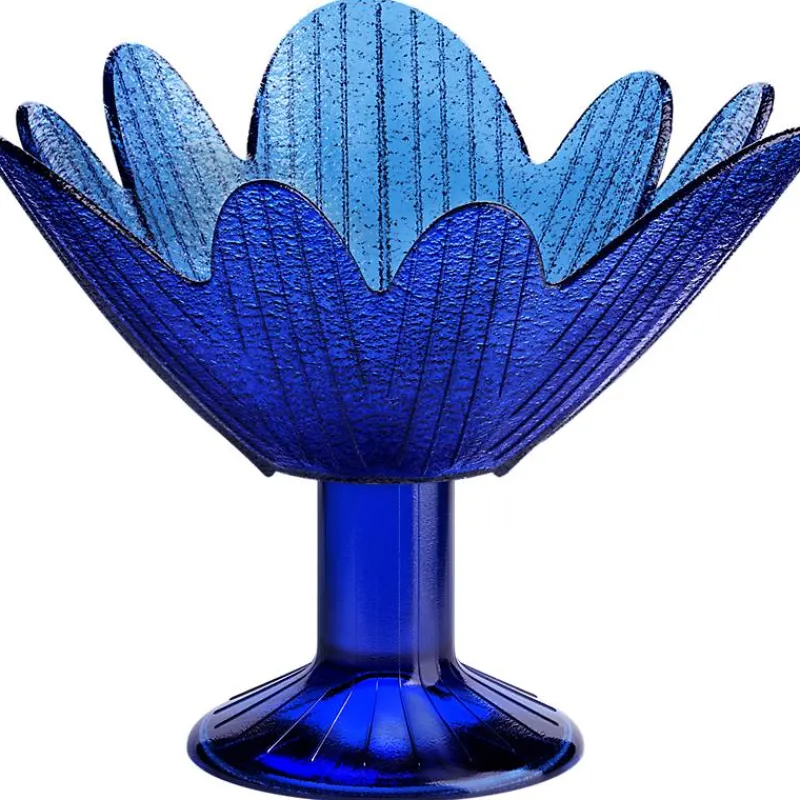 Eisbecher^Gelato Vero Eiscremeglas Eisbecher Eisglas Eisschale Seerose blau Colori Gelato 11cm