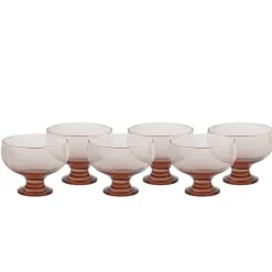 Eisbecher^Gelato Vero Eiscremeglas 6er-Set Puro Colori Vero 8,5cm rosa