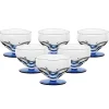 Eisbecher^Gelato Vero Eiscremeglas Liguria 6er-Set blau ''Bambini''