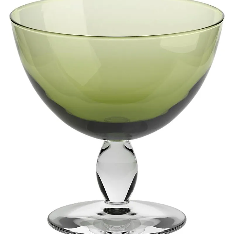 Eisbecher^Gelato Vero Eiscremeglas Mezzo Colori Vero 12cm grün