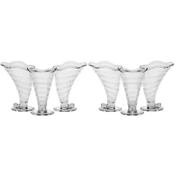 Eisbecher^Gelato Vero Eiscremeglas Muschel 6er-Set