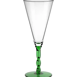 Eisbecher^Gelato Vero Eiscremeglas Toscana Amore Vero 30cm grün