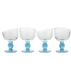 Eisbecher^Gelato Vero Eiscremeglas Vienna 4er-Set Amore Vero 14cm blau