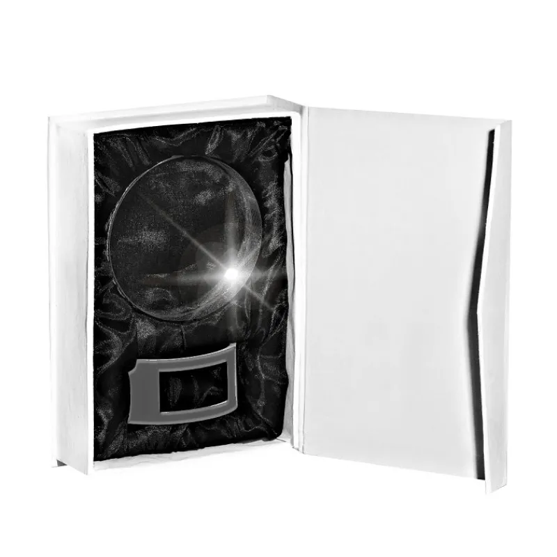 Pokal & Glasblock^Fan Unikate Eishocky Glaspuck Pokal 7,5cm inkl. Geschenkverpackung