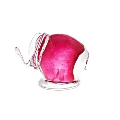 Tiere & Figuren^Art Glass Elefant farbig 